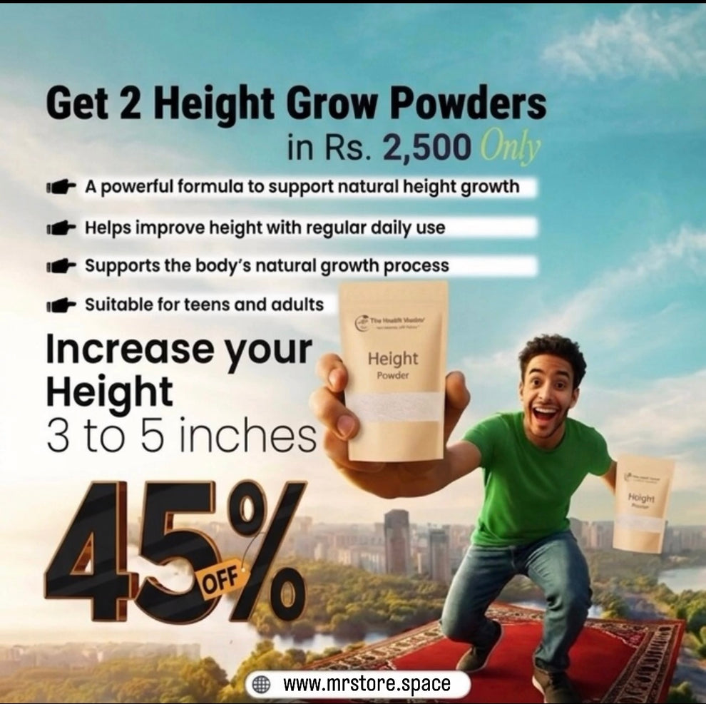 Health Healer Height Grow Supplement – 100% Natural Height Increase
